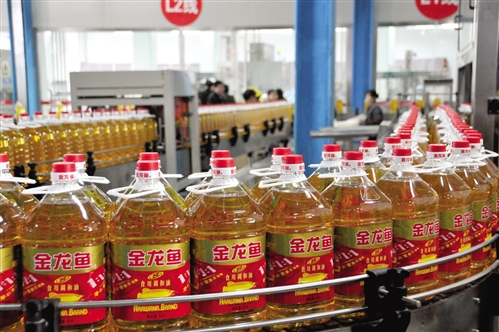 金龍魚(yú)食用油輸送線